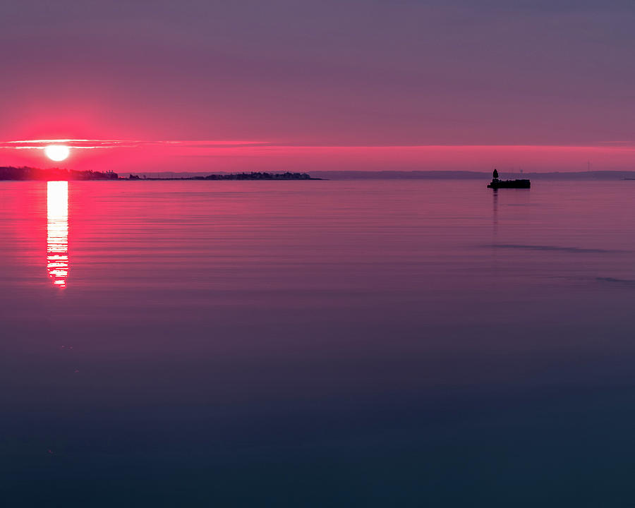 Red Sunrise #1 Photograph by William Bretton