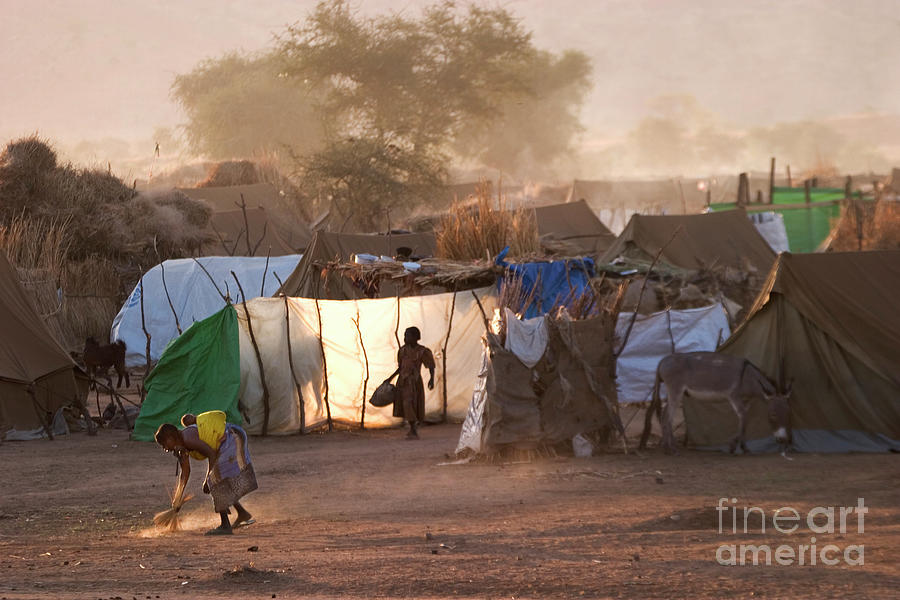 Refugee Camp #1 Photograph by Peter Menzel/science Photo Library