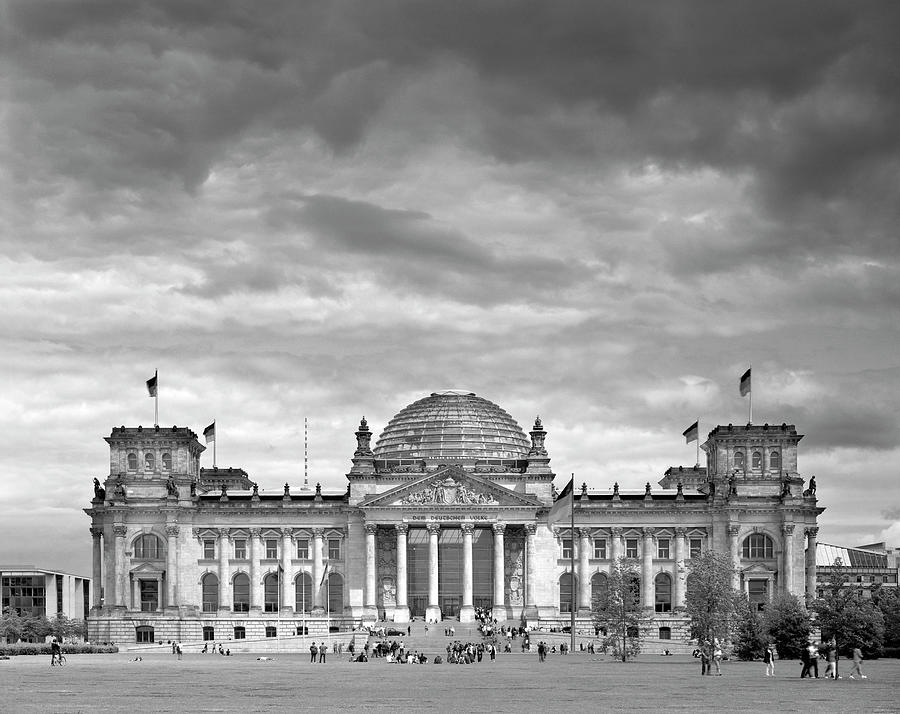 Reichstag Building In Berlin #1 Digital Art by Giuseppe Dallarche