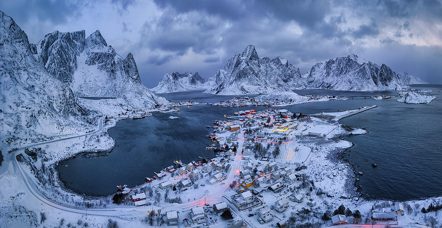 Reine In Blue Hours #1 Photograph by Michael Zheng