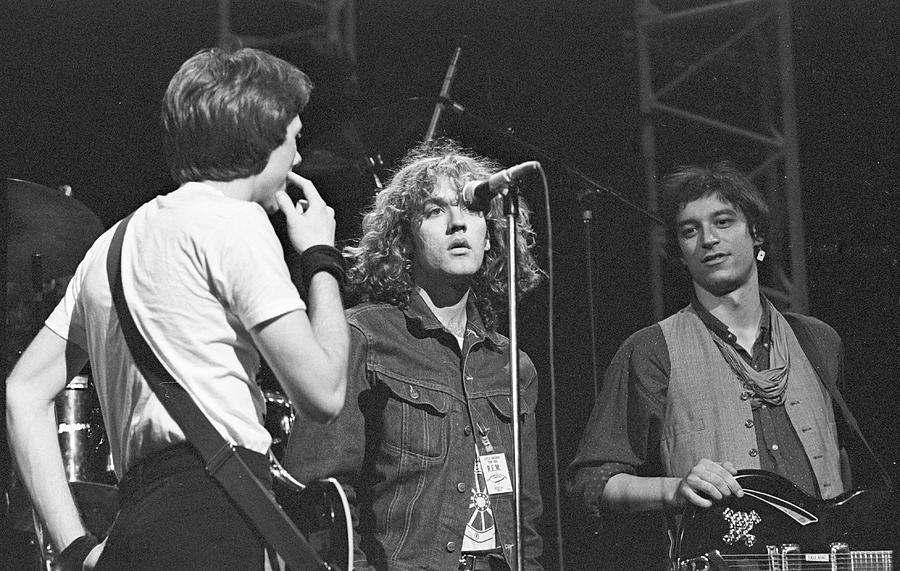 R.e.m At The Hollywood Palace #1 Photograph by Michael Ochs Archives