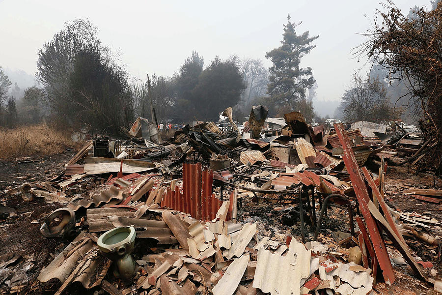 Remains of a Burned Down Public School Photograph by Rodrigo Garrido ...