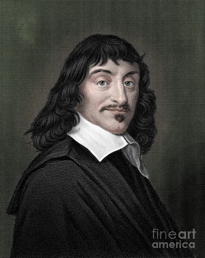Rene Descartes French Philosopher #1 Drawing by Print Collector