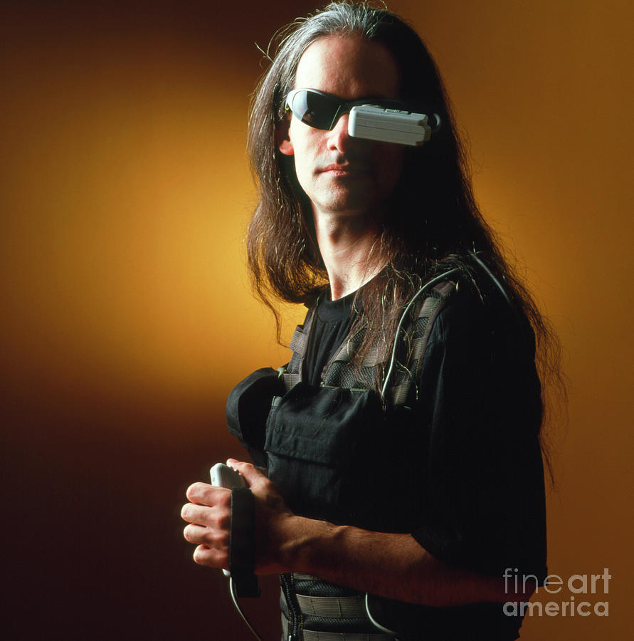 Researcher Wears Computerised Clothing #1 Photograph by Science Photo Library Researcher Wears Computerised Clothing #1 Photograph by Science Photo Library