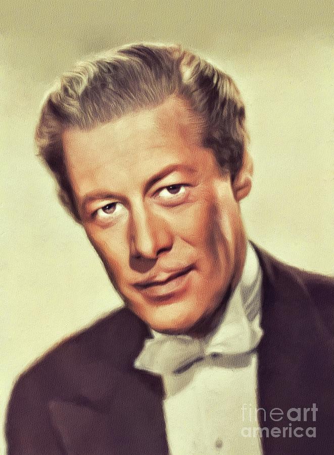 Rex Harrison, Movie Legend #1 Painting by Esoterica Art Agency