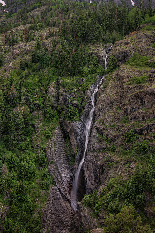 Waterfall Photograph - Ribbon Falls #1 by Bill Sherrell