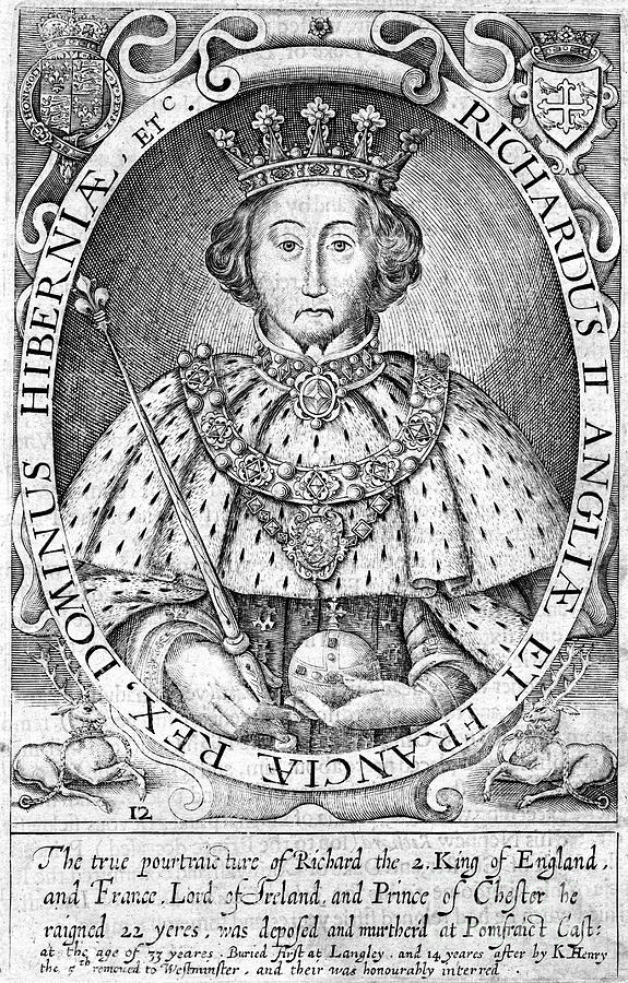 Richard II, King Of England #1 Drawing by Print Collector