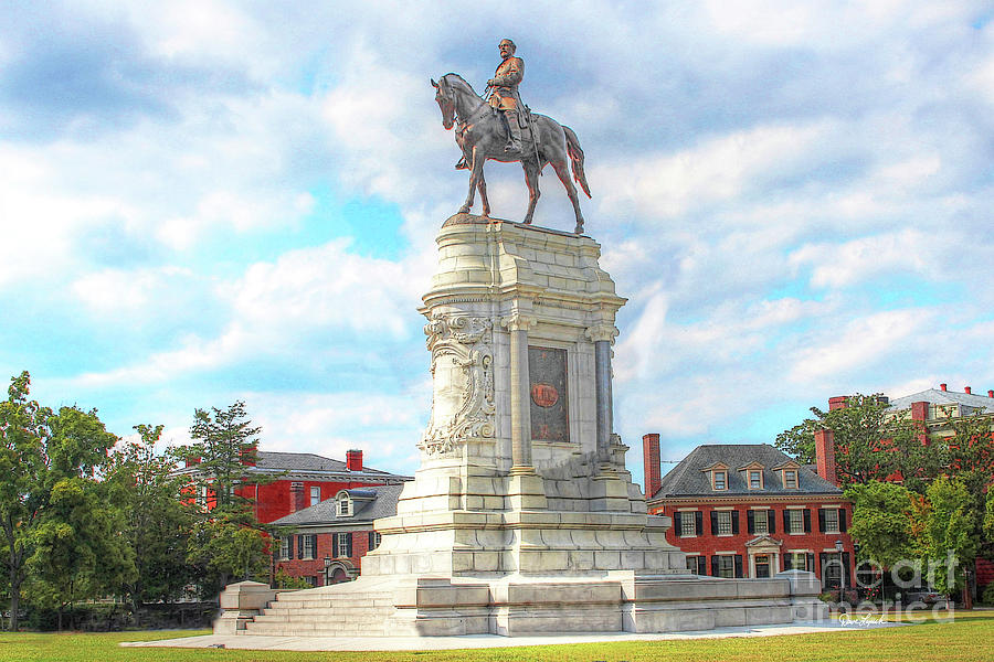 Richmond VA Virginia - Robert E Lee Monument Photograph by Dave Lynch