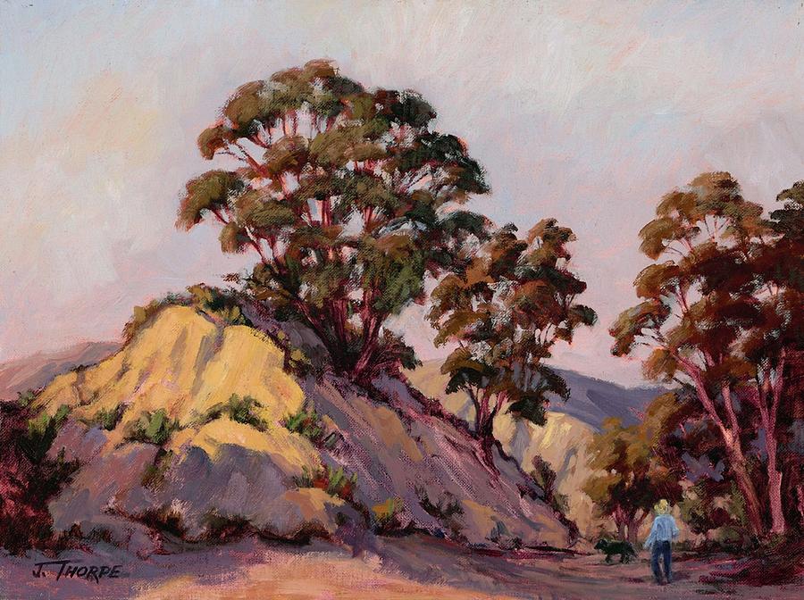 Ridge Eucalyptus #1 Painting by Jane Thorpe