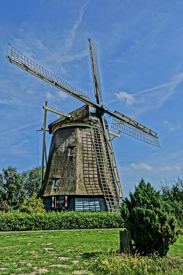 Riekermolen Windmill Amsterdam 1 Photograph by Patricia Caron