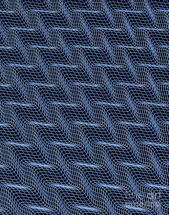 Rippled Mesh Concept Illustration. #1 Photograph by David Parker/science Photo Library