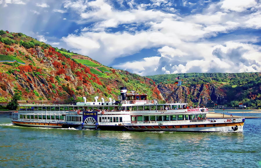River Cruise Ship by Anthony Dezenzio River Cruise Ship by Anthony Dezenzio