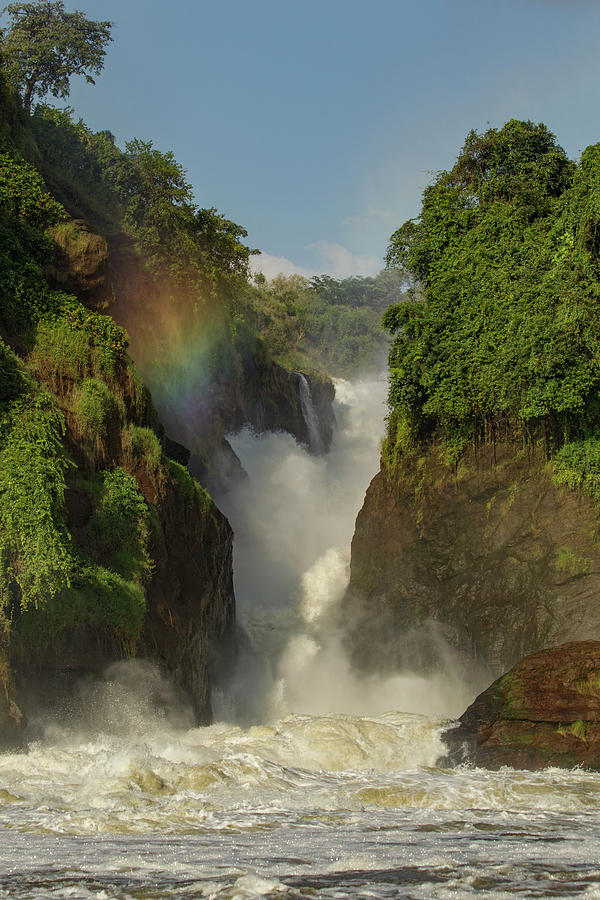 Nature Digital Art - River Nile And The Waterfall At Murchison Falls National Park, Uganda #1 by David Fettes