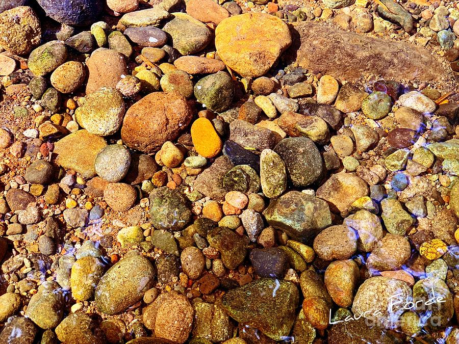 River Rocks #1 Photograph by Laura Forde