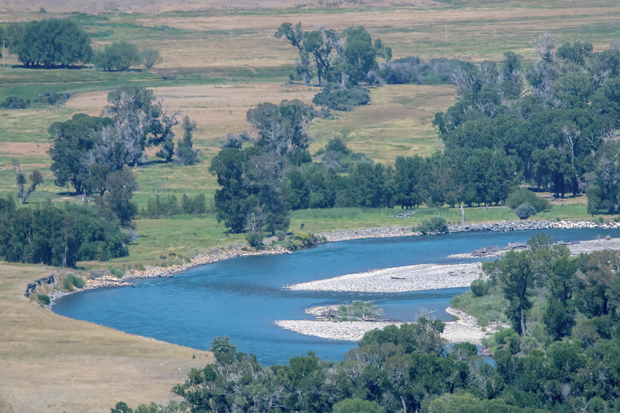  rivers in Yellowstone National Park in Wyoming #1 Photograph by Alex Grichenko