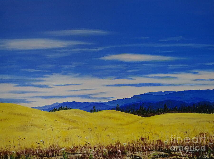 Roads Edge Painting by Lisa Rose Musselwhite