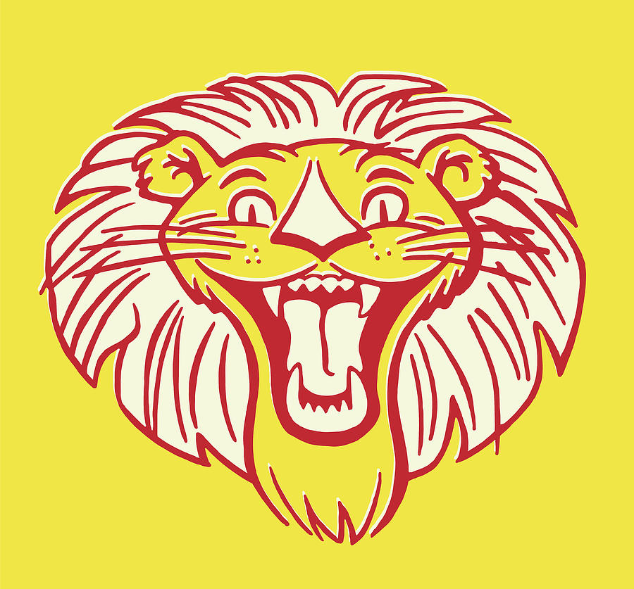 roaring red lion logo