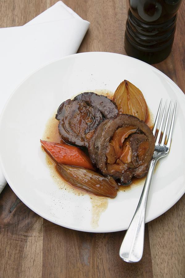 Roast Leg Of Venison From Sweden #1 Photograph by Food Experts Group