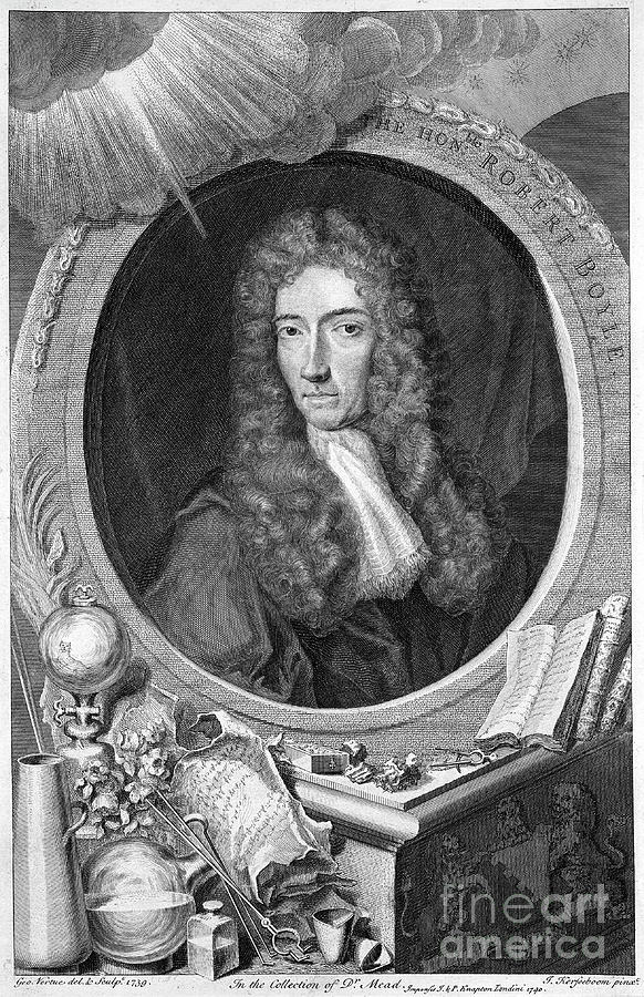 Robert Boyle, 17th Century Irish #1 Drawing by Print Collector