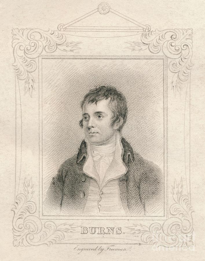 Robert Burns #1 Drawing by Print Collector