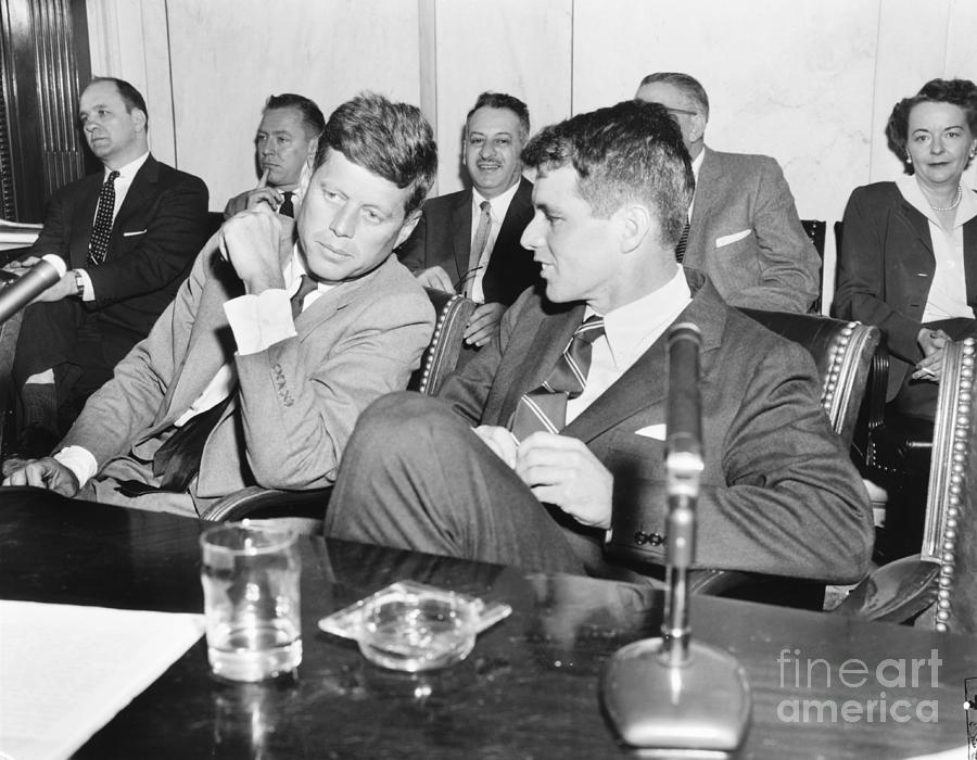 Robert F. And John F. Kennedy #1 Photograph by Bettmann
