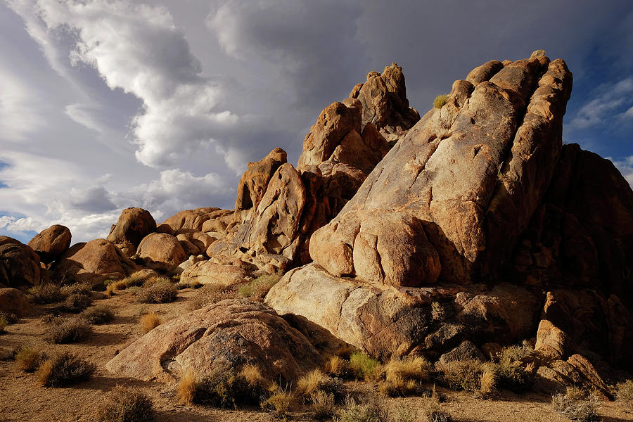 Rock Formations In The Alabama Hills #1 Photograph by Theodore Clutter