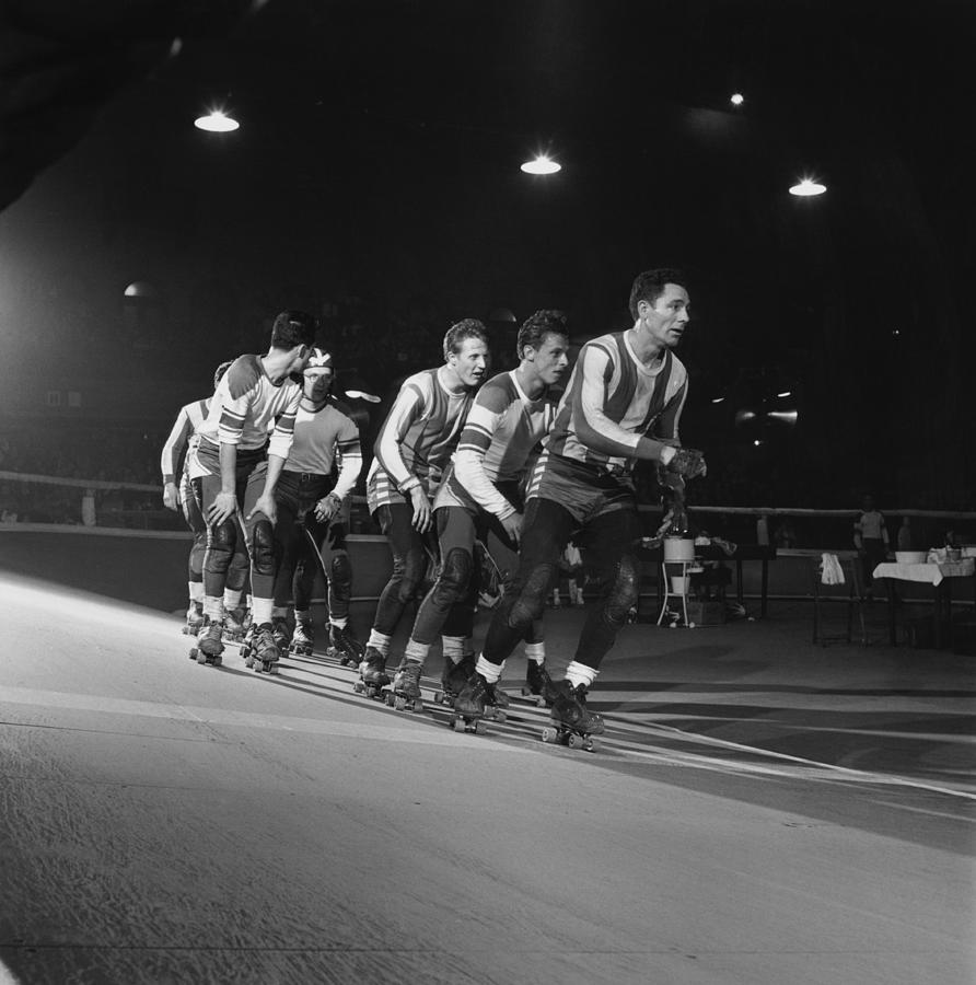 Roller Derby #1 Photograph by Archive Photos