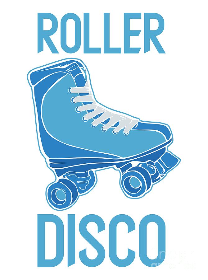 Vintage Digital Art - Roller Disco Retro Party #1 by Mister Tee