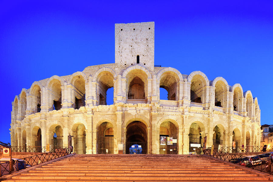 Roman Amphitheater In Arles France #1 Digital Art by Maurizio Rellini