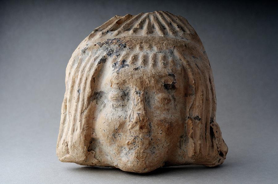 Roman .female Head Antefixes Photograph