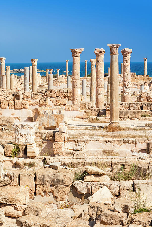 Roman Ruins, Sabratha, Libya #1 Photograph by Nico Tondini