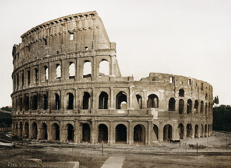 The Coliseum, C1900 Photograph by Granger