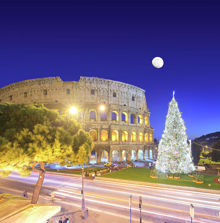 Rome, Coliseum, Italy #1 Digital Art by Maurizio Rellini
