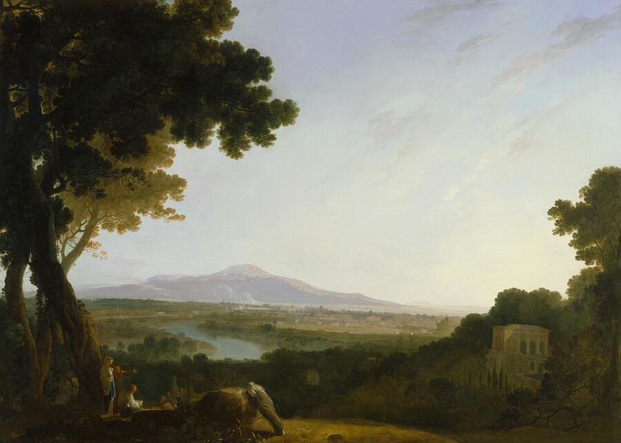 Rome from the Villa Madama #1 Painting by Richard Wilson