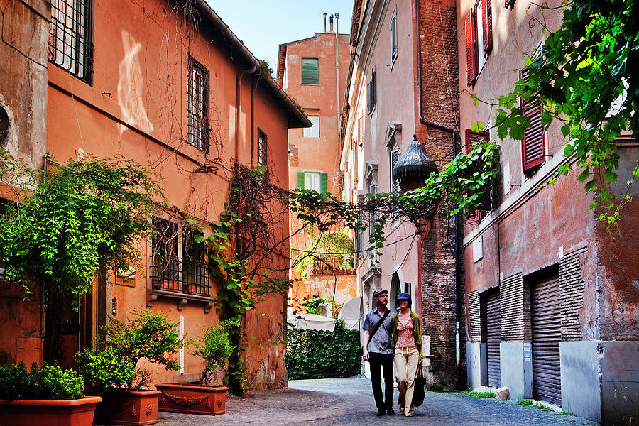 Rome, Trastevere, Italy #1 Photograph by Luigi Vaccarella