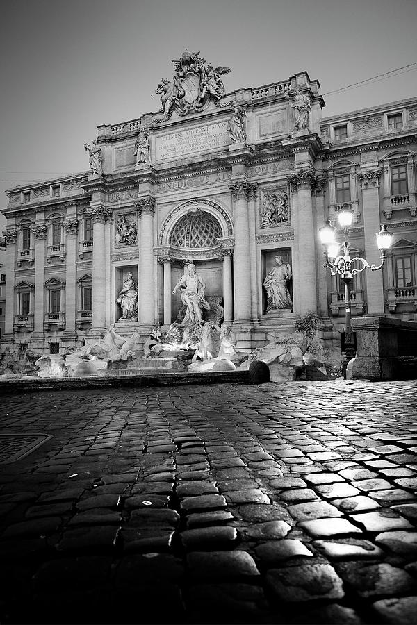 Rome, Trevi Fountain, Italy #1 Digital Art by Anna Serrano