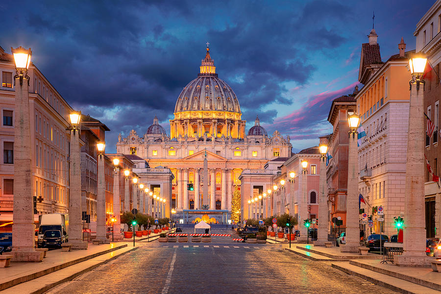 Architecture Photograph - Rome, Vatican City. Cityscape Image #1 by Rudi1976