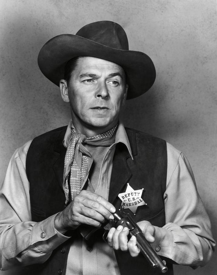 RONALD REAGAN in LAW AND ORDER -1953-. #1 Photograph by Album