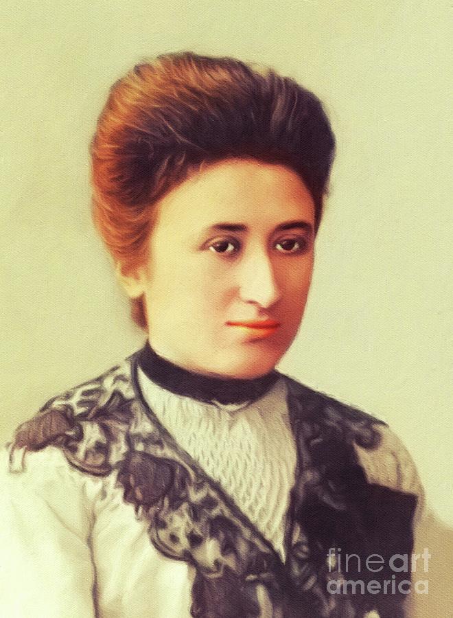 Rosa Luxemburg, Philosopher Painting