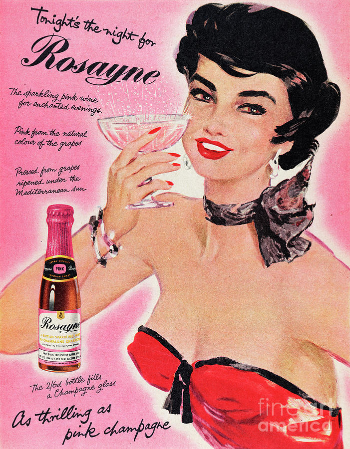 Rosayne Sparkling Wine #1 Photograph by Picture Post