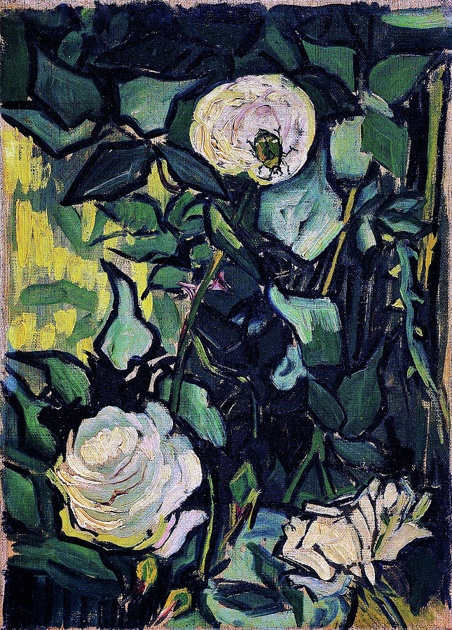 Roses - Digital Remastered Edition #1 Painting by Vincent van Gogh