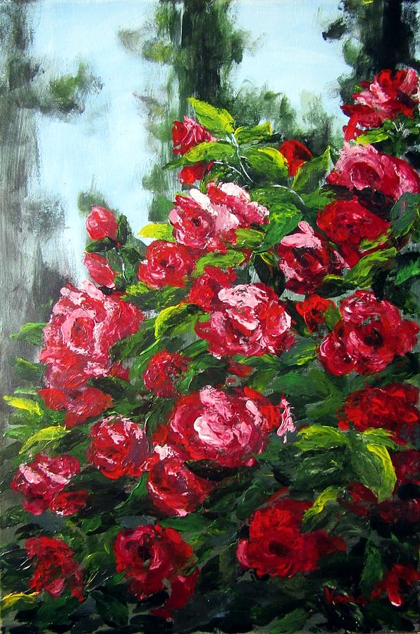 Roses #1 Painting by Vesna Martinjak