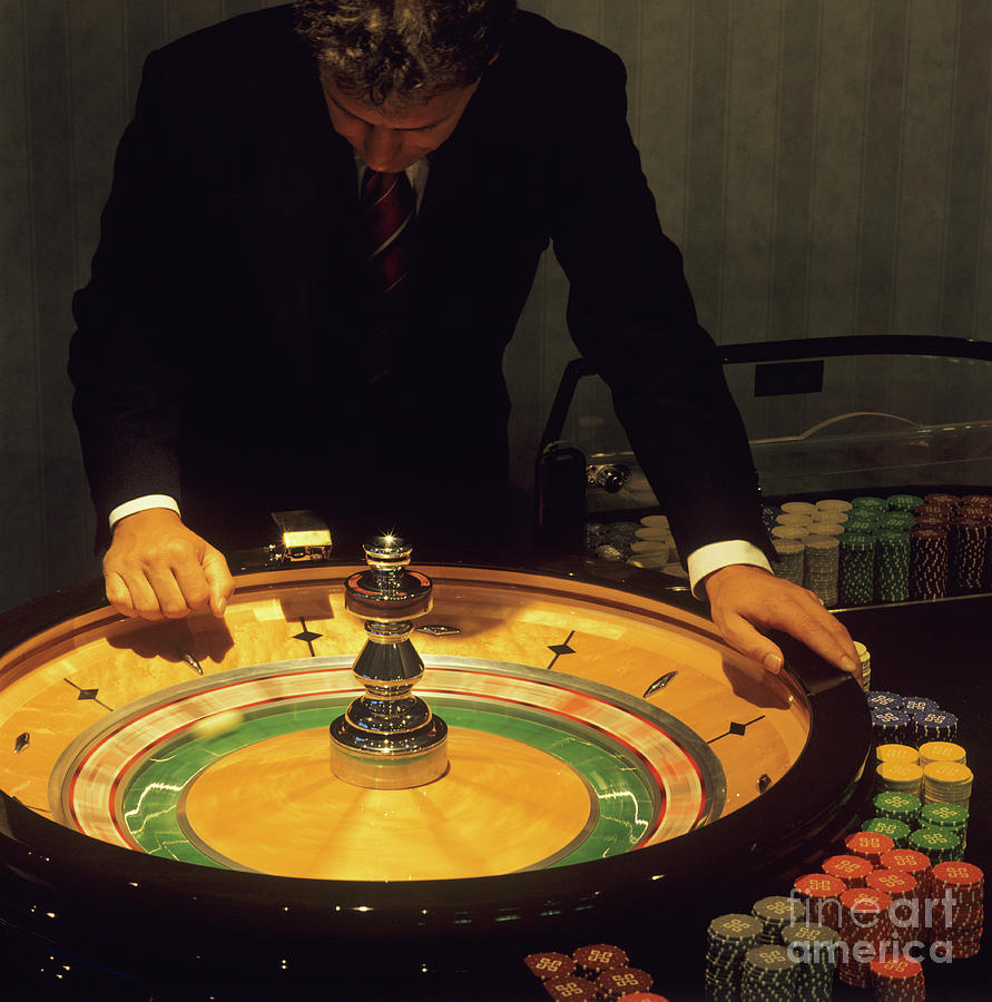 Gambling Photograph - Roulette Wheel #1 by Mark Thomas/science Photo Library