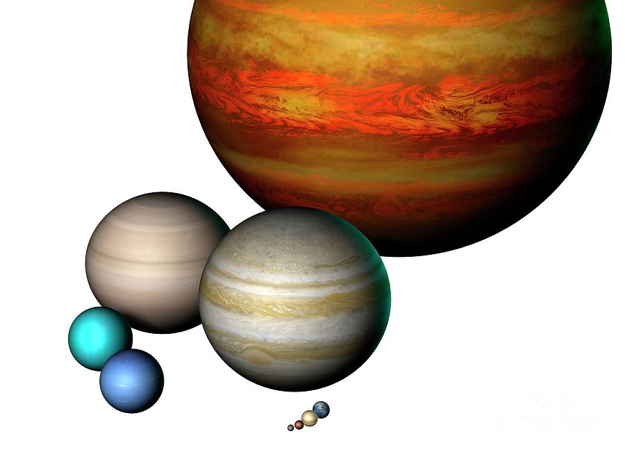 Exoplanet Photograph - Roxs 42bb - Largest Exoplanet by Mark Garlick/science Photo Library Exoplanet Photograph - Roxs 42bb - Largest Exoplanet by Mark Garlick/science Photo Library