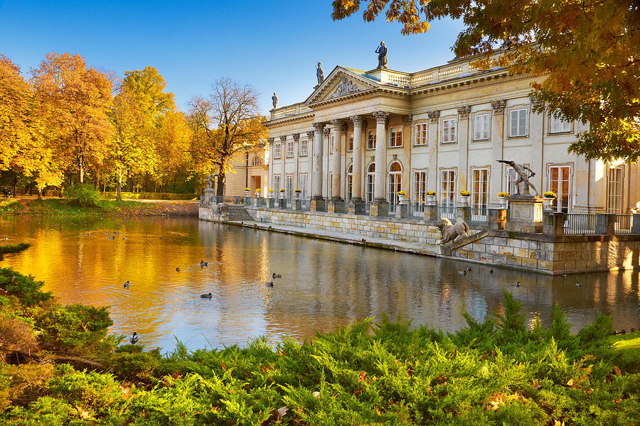Architecture Photograph - Royal Palace In Lazienki Park, Warsaw #1 by Jan Wlodarczyk