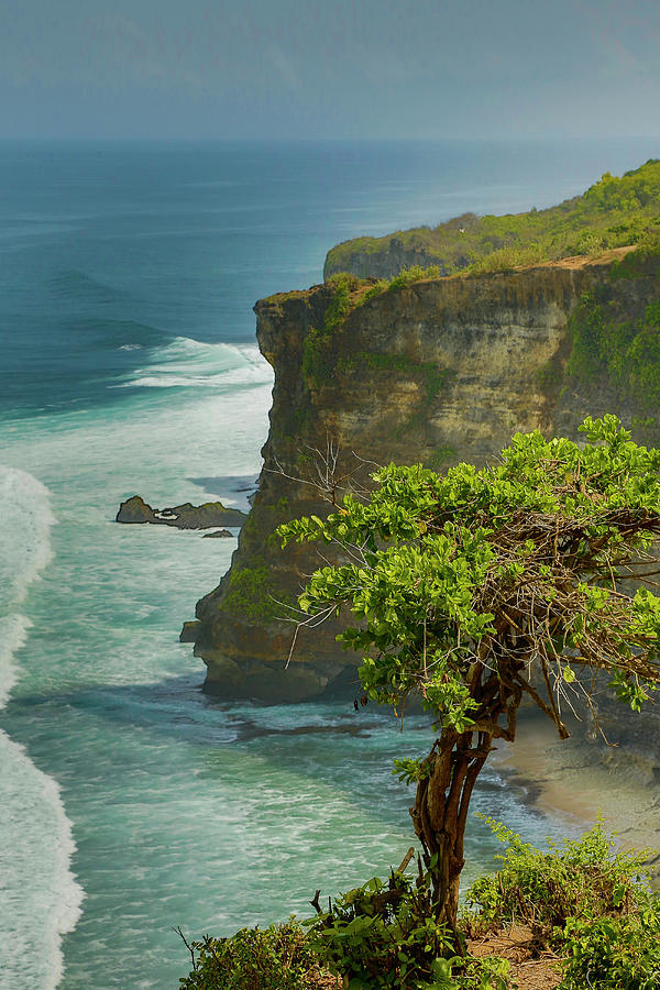 Rugged Coastline, Bali, Indonesia #1 Photograph by Bob Pool