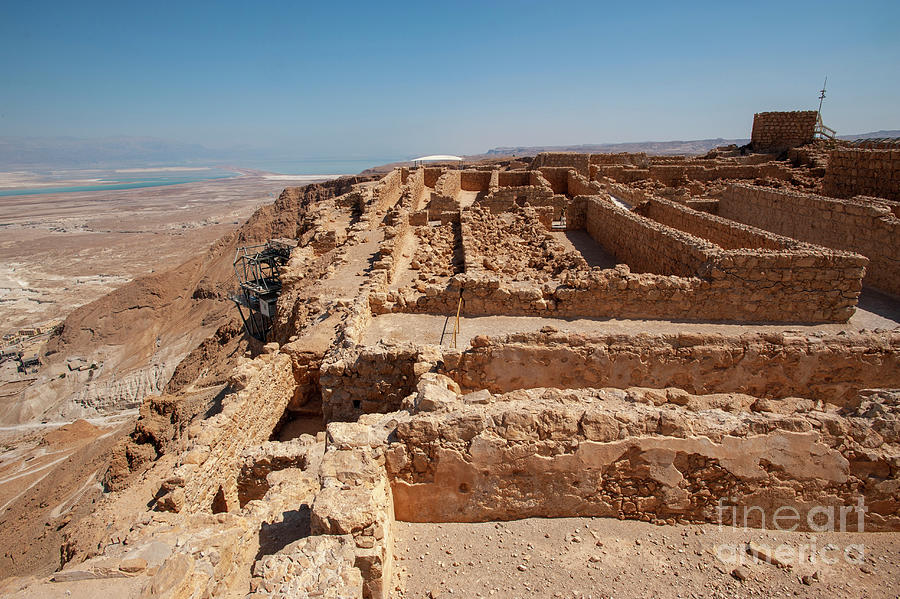 Ruins Of Masada #1 Photograph by Marco Ansaloni / Science Photo Library