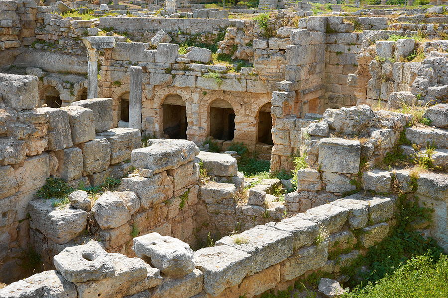 City Photograph - Ruins Of The Ancient City Of Corinth #1 by Jan Wlodarczyk