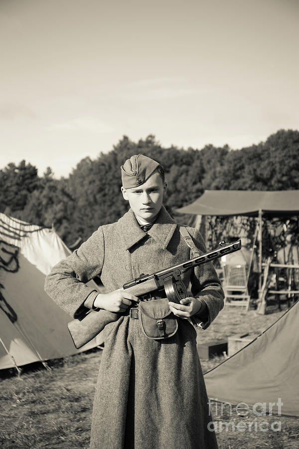 Russian Soldier World War II #1 Photograph by Edward Fielding