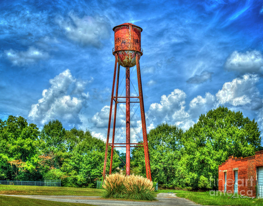 Rusty Water 3 Historic Watkinsville Georgia Water Tower Art Photograph by Reid Callaway